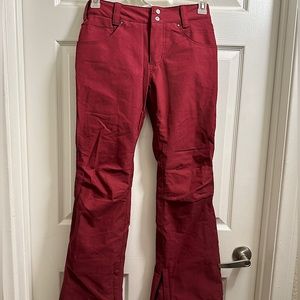 Aperture Maroon women’s snowboarding pants